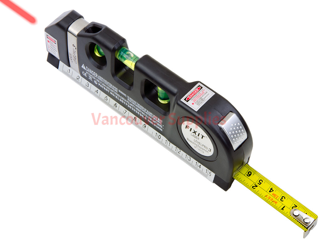 Laser level online measuring tool